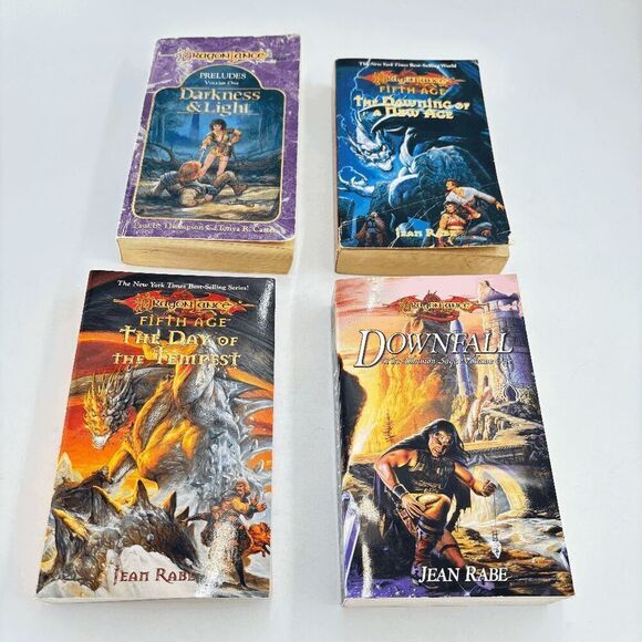 Dragonlance Darkness & LIght Day of Tempest Downfall Dawning of a New Age 1st1st - Picture 1 of 6